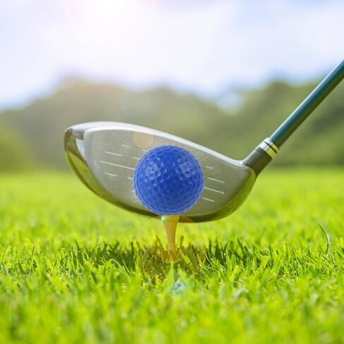 كرات ممارسة الجولف الرغوية، كرات جولف للتدريب، ملمس واقعي وكرات تدريب محدودة على الطيران للفناء الخلفي، كرات جولف ناعمة للداخل أو الخارج، عبوة من 12 قطعة in Kuwait