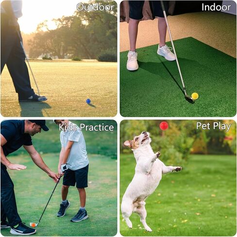 كرات ممارسة الجولف الرغوية، كرات جولف للتدريب، ملمس واقعي وكرات تدريب محدودة على الطيران للفناء الخلفي، كرات جولف ناعمة للداخل أو الخارج، عبوة من 12 قطعة in Kuwait