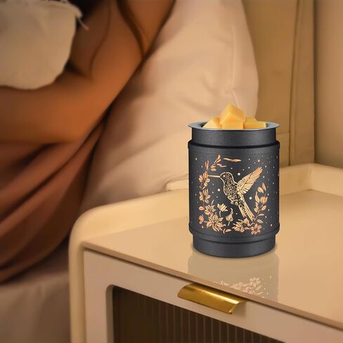kobodon Wax Melt Warmer Metal Wax Warmer for Scented Wax Electric Fragrance Candle Oil Burner 2 in 1 Wax Melts as Gifts for Moms Grandma Women Girls(Butterfly) in Saudi Arabia