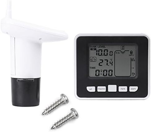 FTVOGUE Liquid Level Sensor Ultrasonic Water Tank Liquid Depth Level Measuring Meter with Temperature Display in Saudi Arabia