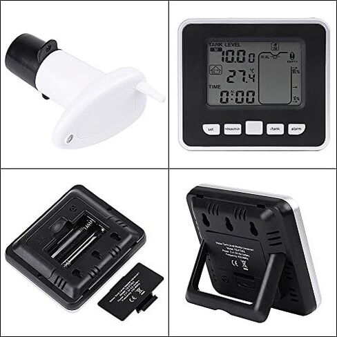 FTVOGUE Liquid Level Sensor Ultrasonic Water Tank Liquid Depth Level Measuring Meter with Temperature Display in Saudi Arabia