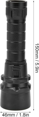 Dive Light, L2 5000lm Stepless Dimming Diving Light IPX8 Waterproof Diving Flashlight for Diving Instructors, Divers in Saudi Arabia