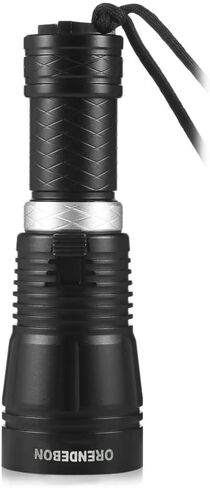 مصباح يدوي للغوص CREE XM-L2 3000 لومن خارجي مقاوم للماء 100 متر مع بطارية 6800 مللي أمبير في الساعة، شاحن + صندوق مجاني للتخييم والمشي لمسافات طويلة تحت الماء والغوص وصيد الأسماك والتخييم وركوب الدراجات in Saudi Arabia