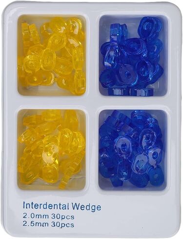 60Pcs Dental Interdental Wedges Tooth Fixation Wedges Dental Spacer Wedges for Tooth Separation in Saudi Arabia