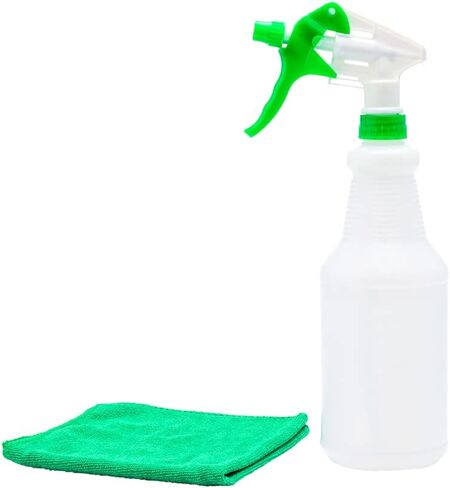 RW Clean 25 Ounce Plastic Spray Bottles, Set Of 4 Empty Spray Bottles - Refillable, Adjustable Nozzles, Multicolor Plastic Cleaning Bottle Spray, For Kichen, Bathroom, And More - Restaurantware in Saudi Arabia