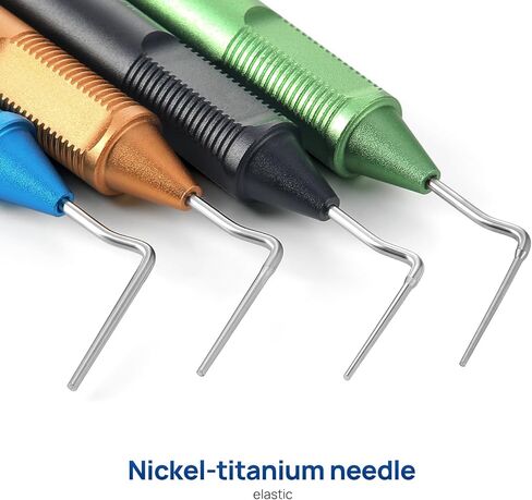 JMU Dental Gutta Percha Pluggers 4Pcs/Set, NiTi Tip & Stainless Steel Tip Double Ended Filling Instruments in Kuwait