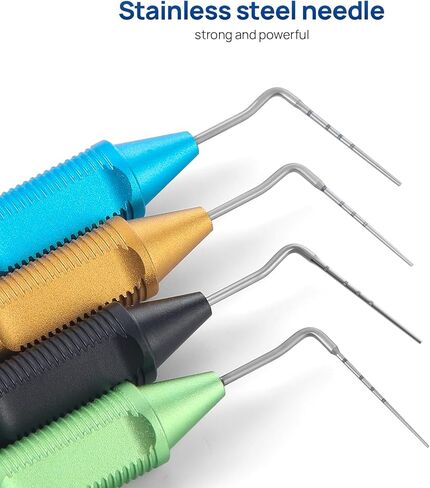 JMU Dental Gutta Percha Pluggers 4Pcs/Set, NiTi Tip & Stainless Steel Tip Double Ended Filling Instruments in Kuwait