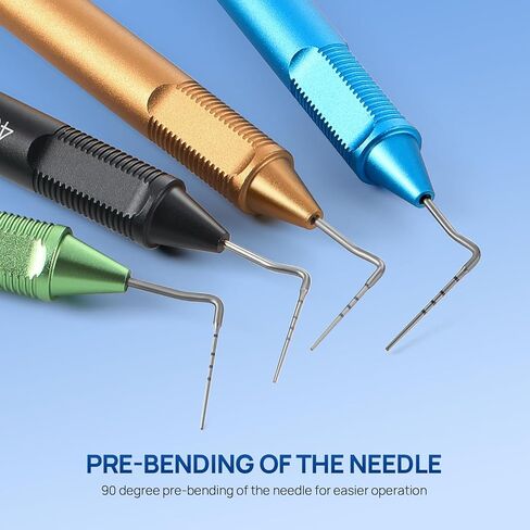 JMU Dental Gutta Percha Pluggers 4Pcs/Set, NiTi Tip & Stainless Steel Tip Double Ended Filling Instruments in Kuwait