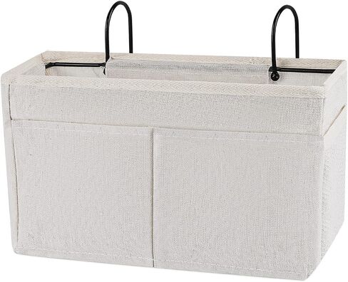 Bedside Caddy Bed Caddy Hanging Storage with Water Bottle Holder for Bunk Bed Hospital Bed Dorm Rooms (2 Pack Dark Blue) in Saudi Arabia