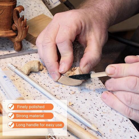 200 قطعة من أعواد الصنفرة المائلة وأغصان الصنفرة وعصي الصنفرة ذات التفاصيل الدقيقة وعصي التلميع الدقيقة للنماذج البلاستيكية وهواية خشبية، 280 حبيبة، 5.4 × 0.2 بوصة in Kuwait