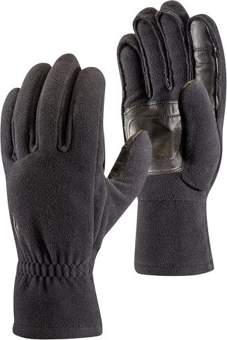 BLACK DIAMOND womens ProtectionBlack Diamond Equipment Midweight Windbloc Fleece Gloves - Black - Extra Large in Saudi Arabia