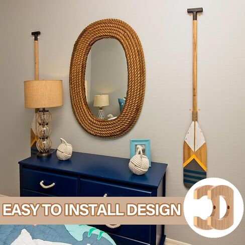 Wooden Paddle Holder Paddle Hangers Paddle Wall Racks Paddle Storage Keeper Hanging Oar Wall Decor Paddle Board Accessories for Kayak Sup Canoe Dragon Boat Paddles in Saudi Arabia