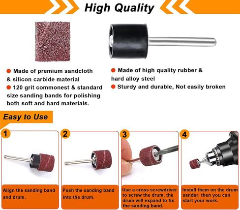 مجموعة أدوات الصنفرة من كربيد التنجستن مقاس 1/8 بوصة، ورؤوس مطحنة القالب مع أسطوانات الصنفرة ومجموعة عجلات القطع، و185 قطعة من ملحقات أدوات الصنفرة العملية لأداة دريميل الدوارة in Kuwait