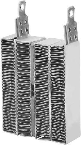ZJchao 12v 24v(optional) Insulated Ptc Ceramic Air Heater Aluminium Housing Constant Temperature Ptc Heating Principles Ripple Heating Plate Thermistors Heater Plates Principle Thermostat (24V 150W) in Saudi Arabia
