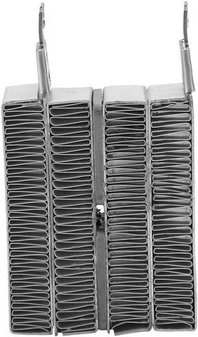 ZJchao 12v 24v(optional) Insulated Ptc Ceramic Air Heater Aluminium Housing Constant Temperature Ptc Heating Principles Ripple Heating Plate Thermistors Heater Plates Principle Thermostat (24V 150W) in Saudi Arabia