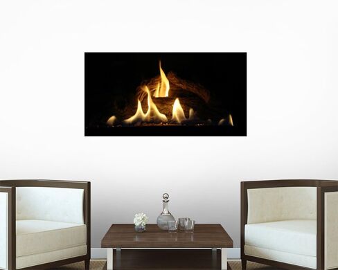 ملصق جداري للمدفأة قابل للتقشير واللصق WM157934 (عرض 30 × ارتفاع 16 بوصة) in Kuwait