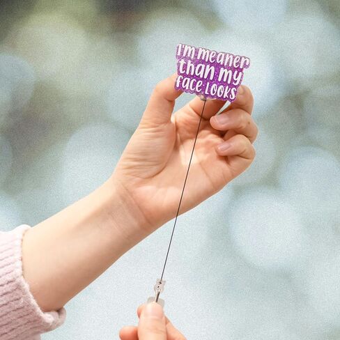 بكرة شارة ممرضة مضحكة قابلة للسحب، حامل بطاقة تعريف من الأكريليك لمدرس الطبيب والممرضة in Kuwait