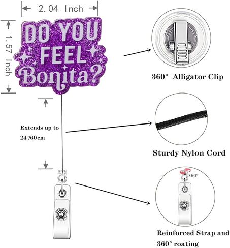 بكرة شارة ممرضة مضحكة قابلة للسحب، حامل بطاقة تعريف من الأكريليك لمدرس الطبيب والممرضة in Kuwait