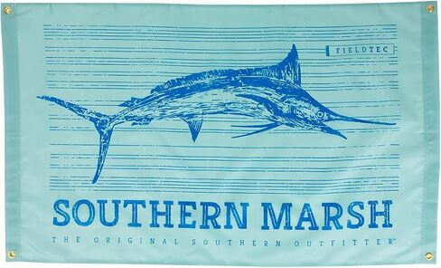 Southern Marsh, Nylon Flag - Marlin, Antigua Blue, One Size in Saudi Arabia