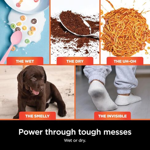 مكنسة شارك هيدروفاك ميس ماستر اللاسلكية 3 في 1، ممسحة ونظام التنظيف الذاتي، للأرضيات الصلبة والسجاد، AW261 in Kuwait