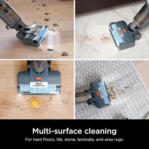 مكنسة شارك هيدروفاك ميس ماستر اللاسلكية 3 في 1، ممسحة ونظام التنظيف الذاتي، للأرضيات الصلبة والسجاد، AW261 in Kuwait