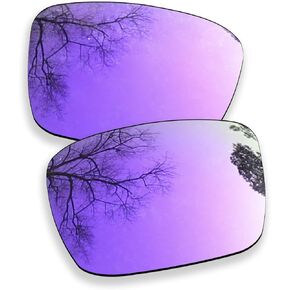 عدسات بديلة مستقطبة سولانيوم متوافقة مع Oakley Holbrook OO9102 Sungl - لون أرجواني مستقطب 18% VLT in Kuwait