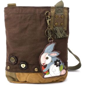 Chala Patch Cross-Body Women Handbag Dark Brown