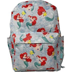 Disney The Little Mermaid Ariel All Over Print 16 Inch Backpack Multicolor