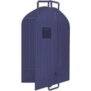 Black Suit Garment Travel Bags -ID Tag Window, Durable Heavy Duty, Lightweight