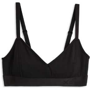 TomboyX Adjustable Triangle Bralette, Micromodal Triangle-Neck Bralette for Women, Wireless No-Padding Low Impact, (XS-4X)