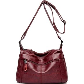 Retro Purses for Women Soft PU Leather Shoulder Bag Ladies Crossbody Purse and handbags Lightweight Pocketbook