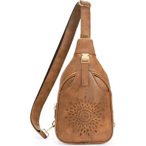 APHISON Sling Bag for Women Womens Wallets 1328-2214 BROWN
