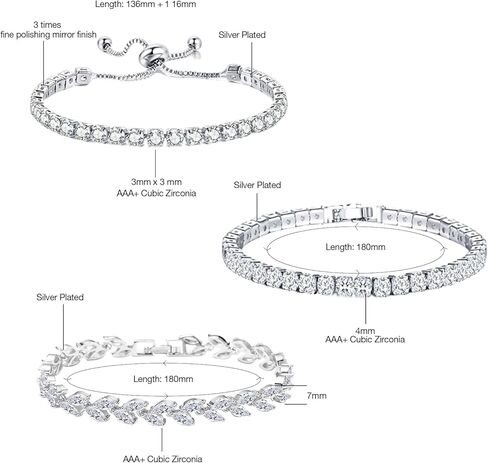 3 قطع سوار ربط مجموعة 14K مطلية بالذهب تشيكوسلوفاكيا الماس لذيذ مكعب زركونيا ماركيز أساور قابلة للتعديل للنساء تكويم الأزياء والمجوهرات الزفاف حفلة موسيقية هدية in Kuwait