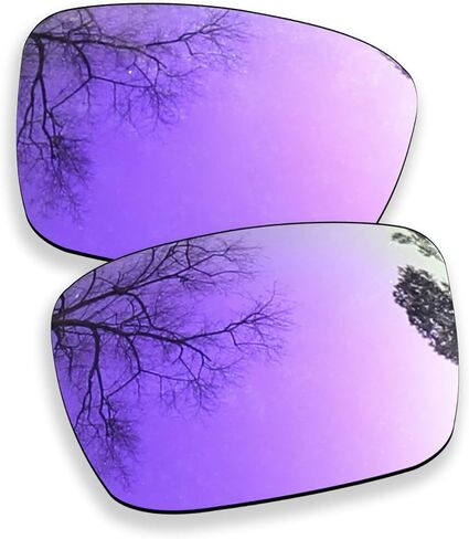 عدسات بديلة مستقطبة سولانيوم متوافقة مع Oakley Holbrook OO9102 Sungl - لون أرجواني مستقطب 18% VLT in Kuwait