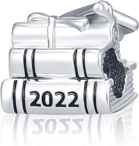 2022 هدية تخرج حلية جامعة الكلية 2021 قبعة التخرج قبعة حبة دلايات لقلادة سوار Charm للنساء الفتيات in Saudi Arabia
