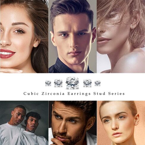 8 أزواج من أقراط الغضروف للنساء والرجال، صغيرة من الفولاذ المقاوم للصدأ، ثقب الأذن، مسمار تشيكوسلوفاكيا، أقراط بظهر مسطح، 2-5 مم in Kuwait