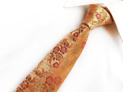 Ctskyte Men's Paisley Floral Pattern Ties Set with Pocket Suqare Luxury Wedding Necktie in Saudi Arabia