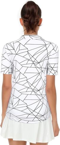 قمصان بولو نسائية من Tanst Sky بأكمام قصيرة وياقة على شكل V ورقبة على شكل حرف V ورياضة الجولف والتنس والأعمال التجارية كاجوال M-XXXL in Kuwait