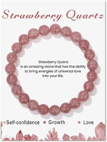 Azusa الشمس شفاء كريستال حجر أساور للنساء الرجال الإجهاد الإغاثة القلق سوار اليوغا شبه الكريمة الطبيعية أساور الأحجار الكريمة شفاء الهدايا اليشم سوار مجوهرات هدايا in Kuwait