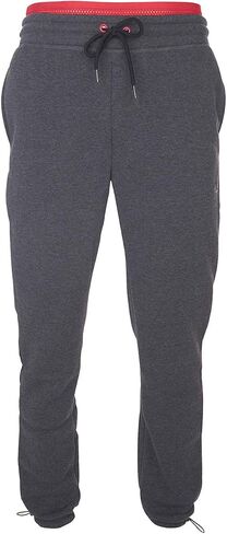 RBX Active Men's Athletic Adjustable Waist Drawstring Cuff Fleece Jogger Sweatpants with Pockets Charcoal Drawstring Cuff L in Saudi Arabia