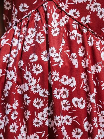 CUPSHE Women Floral Print Deep V-Neck Beach Dress Sexy Backless Crisscross A-Line Short Dresses in Saudi Arabia