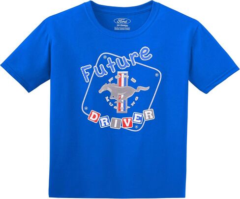 JH DESIGN GROUP Kids Ford Mustang T-Shirts Future Driver Youth Shirt 3 Colors in Saudi Arabia