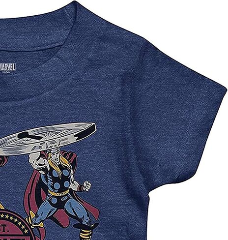 Marvel Boys Comics Toddler Shirt - Spiderman, Ironman, Captain America & Hulk Tee - Throwback Classic T-Shirt in Saudi Arabia