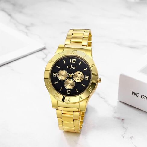JewelryWe Mens Novelty Cigarette Lighter Watch USB Charging Windproof Quartz Wrist Watch for Valentine’s Day in Kuwait