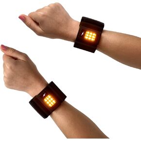 أوزان معصم قابلة للتعديل بوزن 1 رطل من ToneyWalkers مقاومة للماء، مجموعة من 2 أوزان قابلة للارتداء بإضاءة LED للتمرين في الهواء الطلق والمشي لمسافات طويلة والجري والمشي in Kuwait