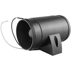 12V in-Line Air Blower with 75MM/3" Intake Pipe Compact Fan for Boat Bilge Engine Galley Marine Cabin Ventilation, White