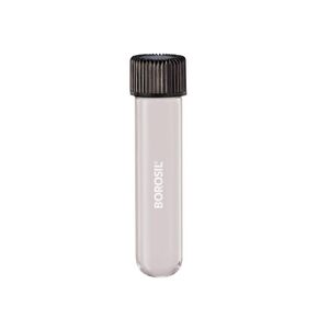 Borosil® Reusable Heavy Duty Culture Tubes with PTFE Lined PP Screw Caps and Round Bottoms, 150mL (38 x 200mm), 50/CS