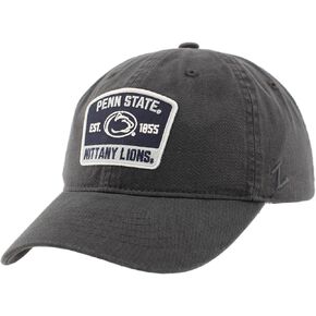 ZHATS Men's Standard NCAA Officially Licensed Hat Scholarship Patch Charcoal Switchback