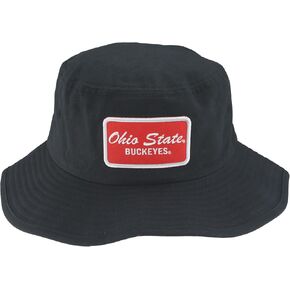 ZHATS Standard NCAA Officially Licensed Bucket Hat Patch Black Brick