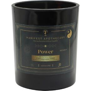 Healing Remedies & Ritual Supplies - Manifestation Candles - for Confidence, Courage, and Resilience - Green (Power)